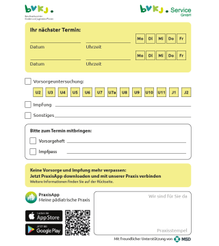 PraxisApp Terminblock