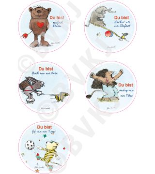 Janosch - Sticker für kleine Helden