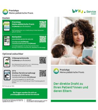 PraxisApp Flyer – Gute Gründe - 20 Stück