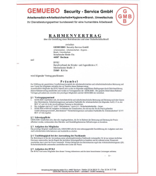 Rahmenvertrag Gemuebo Security-Service GmbH (Downloadartikel)