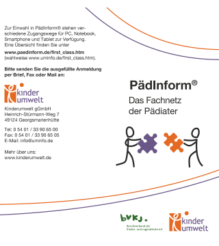 Anmeldebogen PädInform® (Downloadartikel)