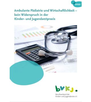 Broschüre "Ambulante Pädiatrie & Wirtschaftlichkeit"