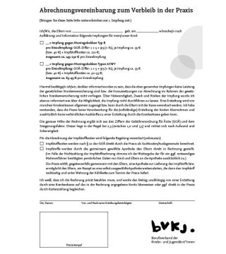 Abrechnungsvereinbarung Meningokokkenimpfung 2024 (Downloadartikel)