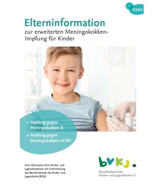 Elterninformation - Meningokokken Impfung 